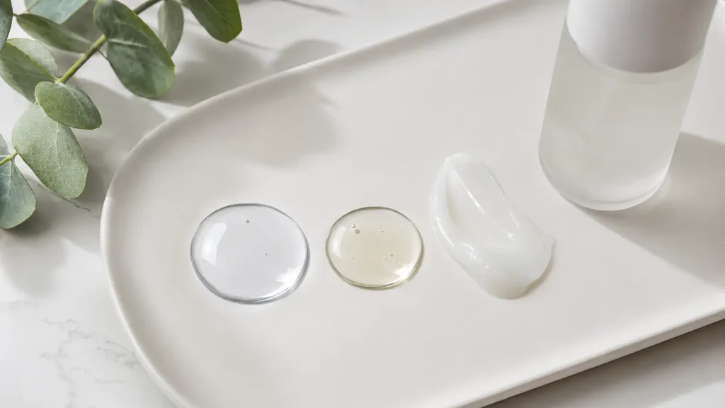 Oil and hydration difference for oily skin