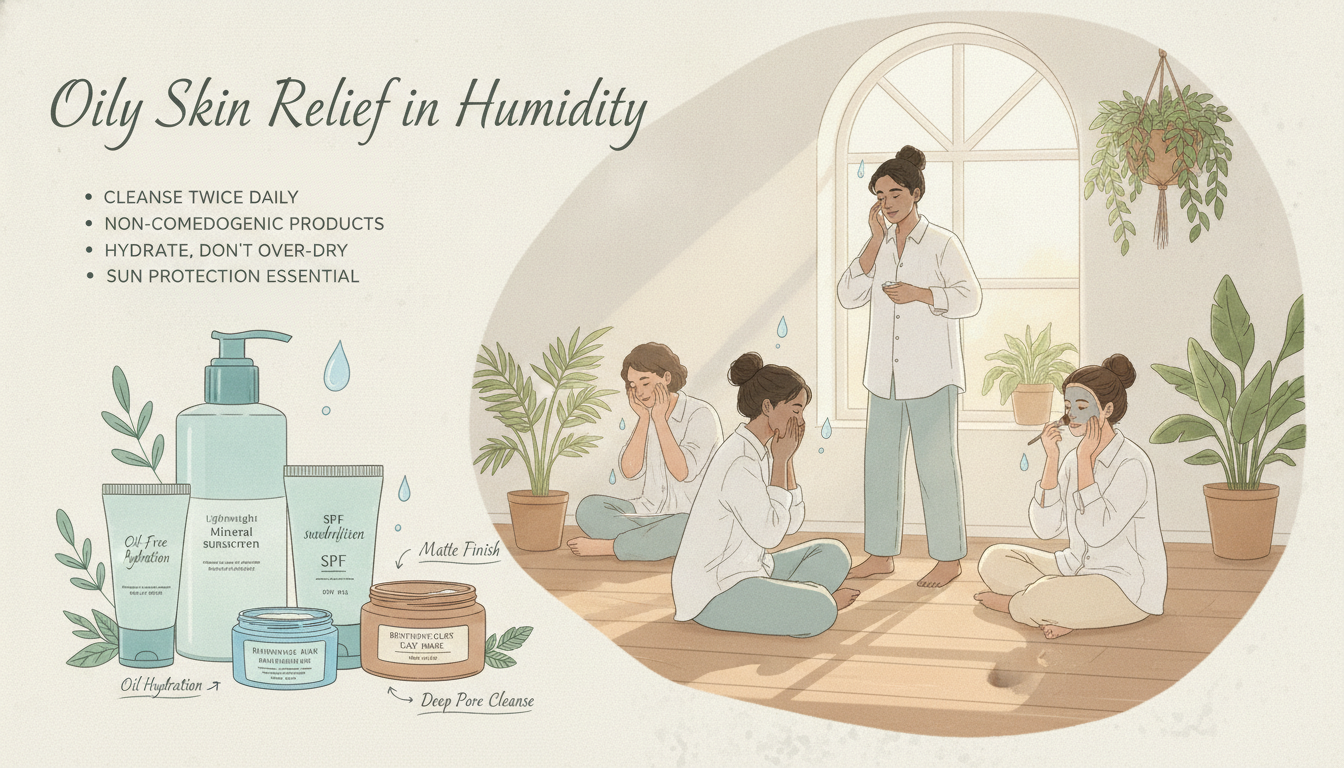 How to Care for Oily Skin in Hot and Humid Weather