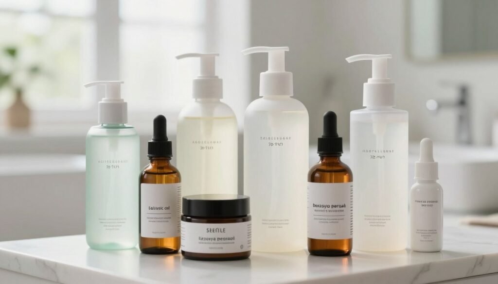 Skincare products for acne prone skin Skincare products for acne prone skin