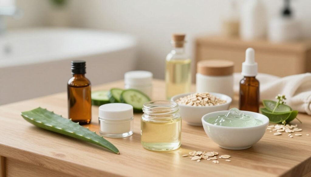 Soothing ingredients for a compromised skin barrier