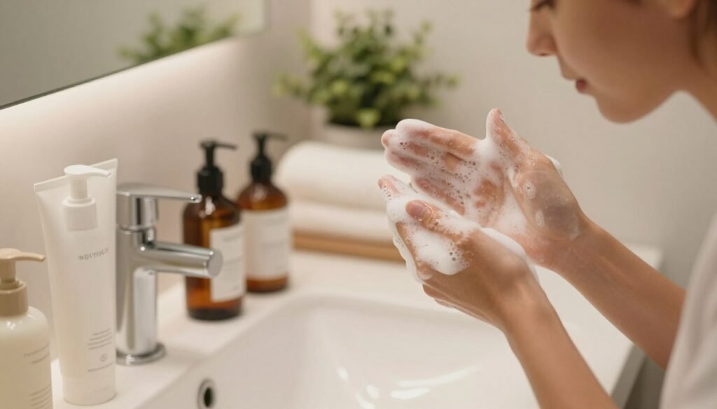 gentle cleansing for oily skin type