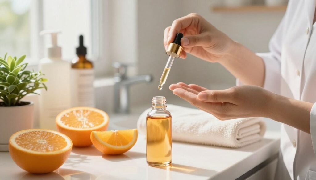 proper use of vitamin C serum for beginners